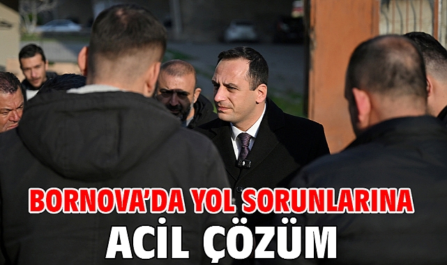 Bornova’da yol sorunlarına acil çözüm