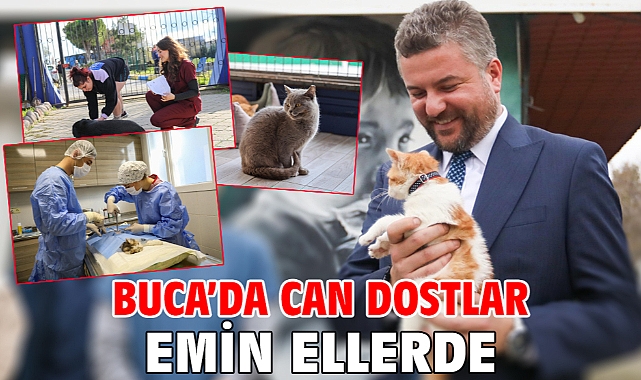 Buca’da can dostlar emin ellerde