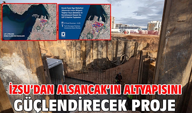 İZSU’dan Alsancak’ın altyapısını güçlendirecek proje