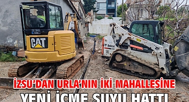 İZSU’dan Urla’nın iki mahallesine yeni içme suyu hattı