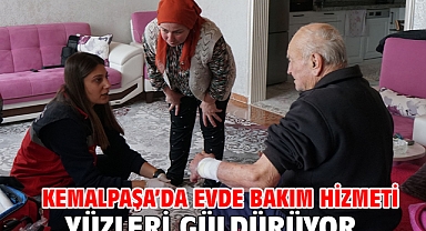 Kemalpaşa'da Evde Bakım Hizmeti Yüzleri Güldürüyor