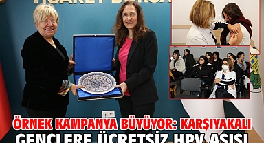 Örnek kampanya büyüyor: Karşıyakalı gençlere ücretsiz HPV aşısı