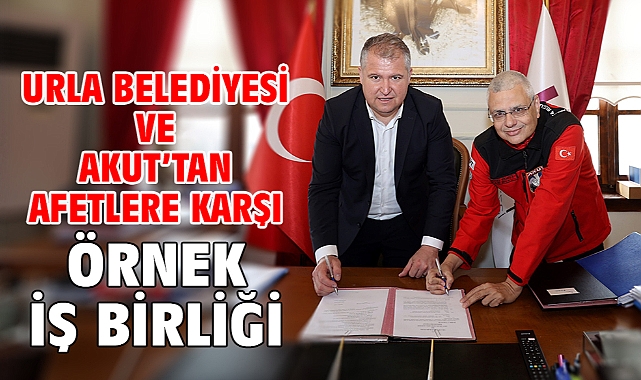 Urla Belediyesi ve AKUT’tan afetlere karşı örnek iş birliği