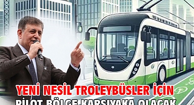 Yeni nesil troleybüsler için pilot bölge Karşıyaka olacak