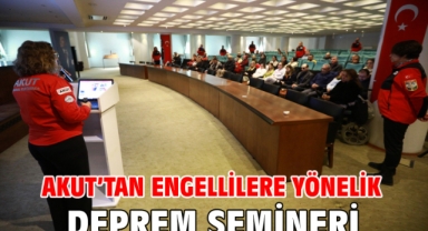AKUT’TAN engellilere yönelik deprem semineri
