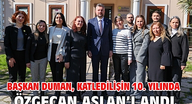 Başkan Duman, katledilişin 10. yılında Özgecan Aslan’ı andı