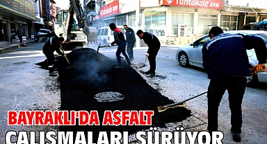 Bayraklı'da asfalt çalışmaları sürüyor