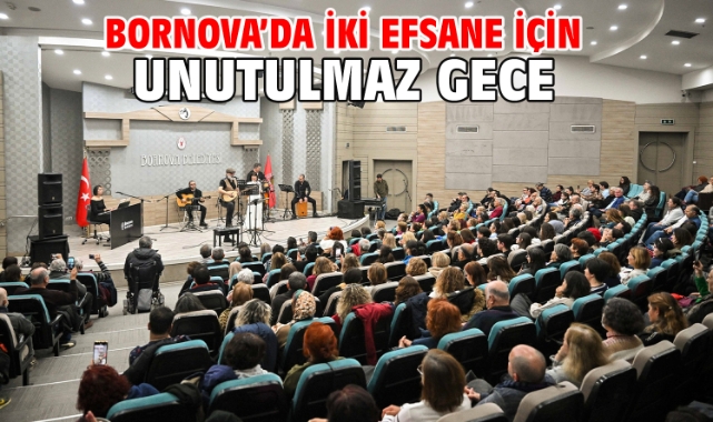 Bornova’da iki efsane için unutulmaz gece