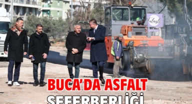 Buca’da asfalt seferberliği