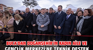 BUCA'DAN DOĞANŞEHİR'İN KADIN AİLE VE GENÇLİK MERKEZİ'NE TEKNİK DESTEK