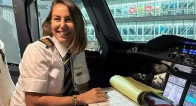Dünya’nın en büyük yolcu uçağının kaptan koltuğunda ilk Türk kadın pilot