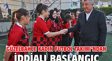 Güzelbahçe Kadın Futbol Takımı’ndan iddialı başlangıç