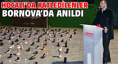 Hocalı'da katledilenler Bornova'da anıldı
