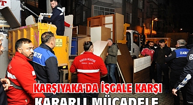 Karşıyaka'da işgale karşı kararlı mücadele