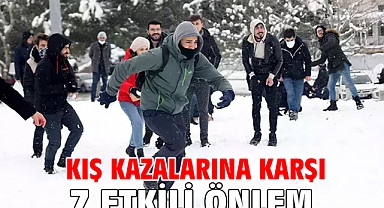 KIŞ KAZALARINA KARŞI 7 ETKİLİ ÖNLEM!