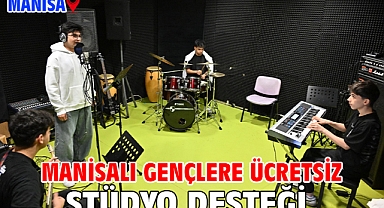 Manisalı Gençlere Ücretsiz Stüdyo Desteği