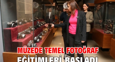 Müzede temel fotoğraf eğitimleri başladı