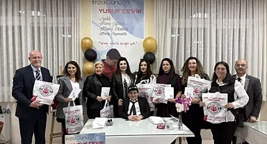 Otizmli Yusuf'un yazdığı kitap, okuyucuyla buluştu