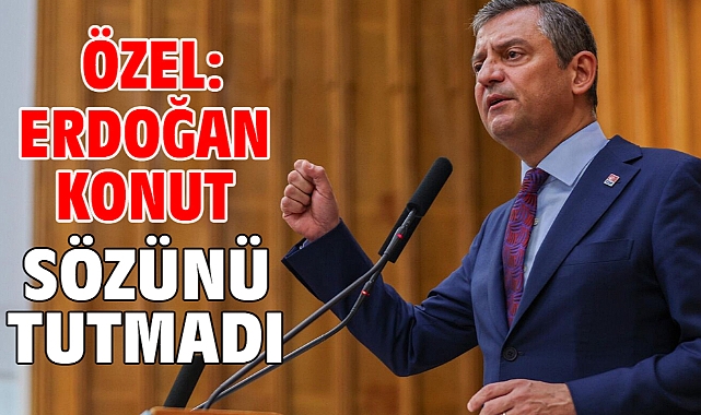 Özel: Erdoğan konut sözünü tutmadı