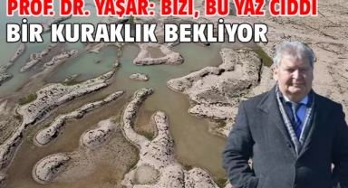 Prof. Dr. Yaşar: Bizi, bu yaz ciddi bir kuraklık bekliyor