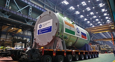 ROSATOM, HİNDİSTAN’DAKİ KUDANKULAM NGS’NİN 6. GÜÇ ÜNİTESİ İÇİN REAKTÖR KABINI SEVK ETTİ