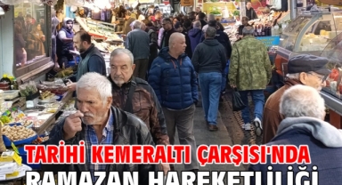 Tarihi Kemeraltı Çarşısı'nda ramazan hareketliliği