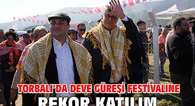 Torbalı’da deve güreşi festivaline rekor katılım
