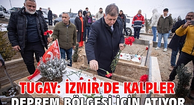 Tugay: İzmir’de kalpler deprem bölgesi için atıyor