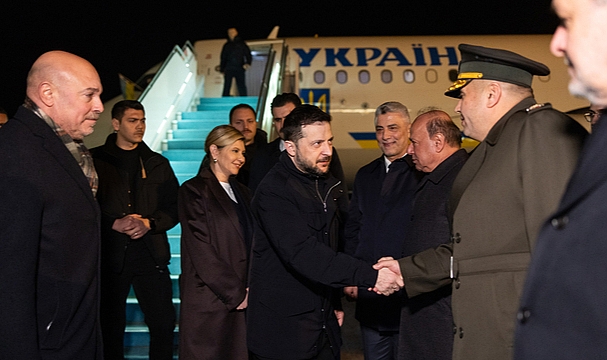 Ukrayna Devlet Başkanı Volodimir Zelenskiy Ankara'da