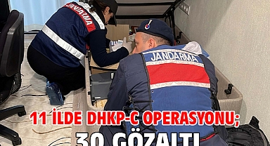 11 ilde DHKP-C operasyonu; 30 gözaltı