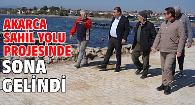 Akarca Sahil Yolu projesinde sona gelindi