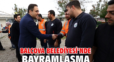 Balçova Belediyesi’nde bayramlaşma
