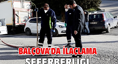 Balçova'da ilaçlama seferberliği