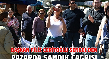 Başkan Filiz Ceritoğlu Sengel’den Pazarda Sandık Çağrısı