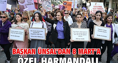 Başkan Ünsal’dan 8 Mart’a özel harmandalı!