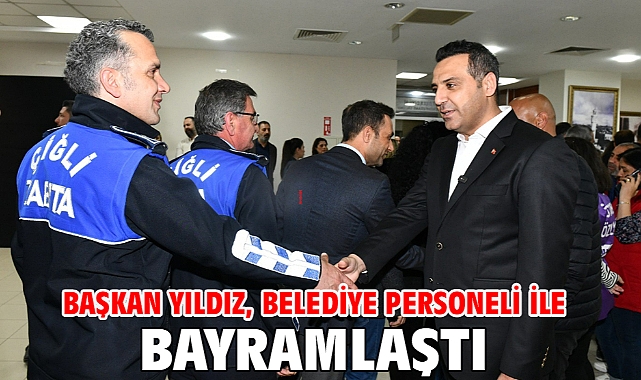 Başkan Yıldız, Belediye Personeli ile Bayramlaştı