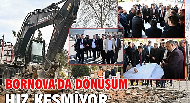 Bornova’da dönüşüm hız kesmiyor