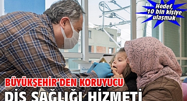 Büyükşehir’den koruyucu diş sağlığı hizmeti