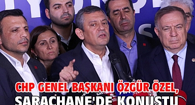 CHP Genel Başkanı Özgür Özel, Saraçhane'de konuştu
