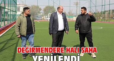Değirmendere Halı Saha Yenilendi