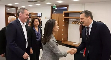 DEM Parti heyeti, TİP Genel Başkanı Baş ile görüştü