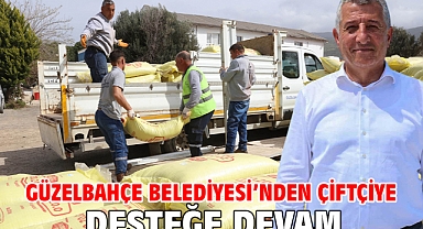 Güzelbahçe Belediyesi’nden Çiftçiye Desteğe Devam