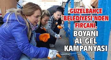 Güzelbahçe Belediyesi’nden Fırçanı, Boyanı Al Gel Kampanyası