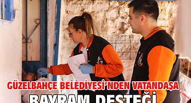 Güzelbahçe Belediyesi’nden Vatandaşa Bayram Desteği