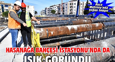 Hasanağa Bahçesi İstasyonu’nda da ışık göründü
