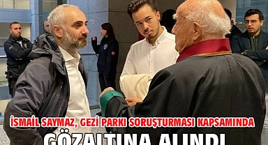 İsmail Saymaz, Gezi parkı soruşturması kapsamında gözaltına alındı