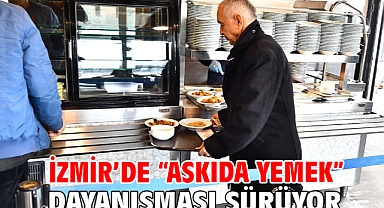 İzmir’de “Askıda Yemek” dayanışması sürüyor