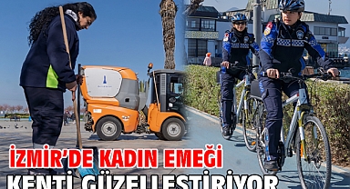 İzmir'de kadın emeği kenti güzelleştiriyor