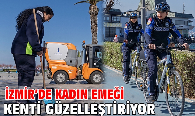 İzmir'de kadın emeği kenti güzelleştiriyor