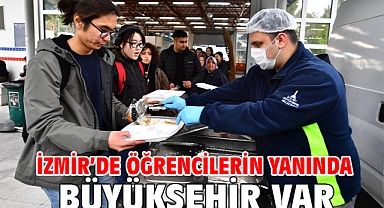İzmir’de öğrencilerin yanında Büyükşehir var
